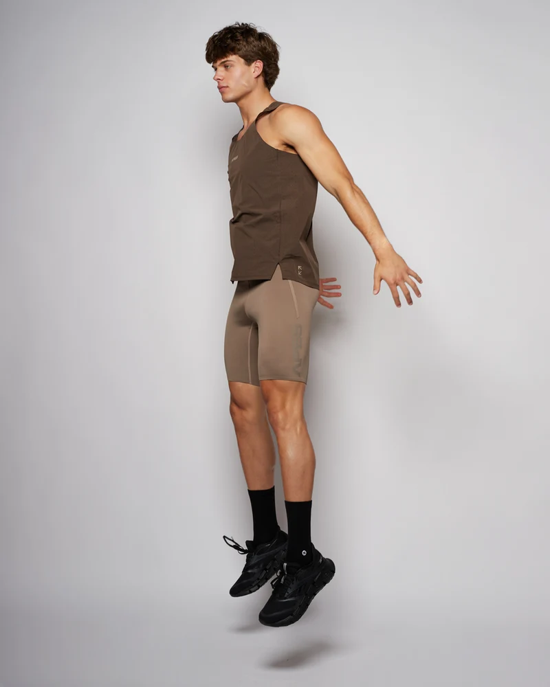 Z5 Running Tank - Chocolate Brown
