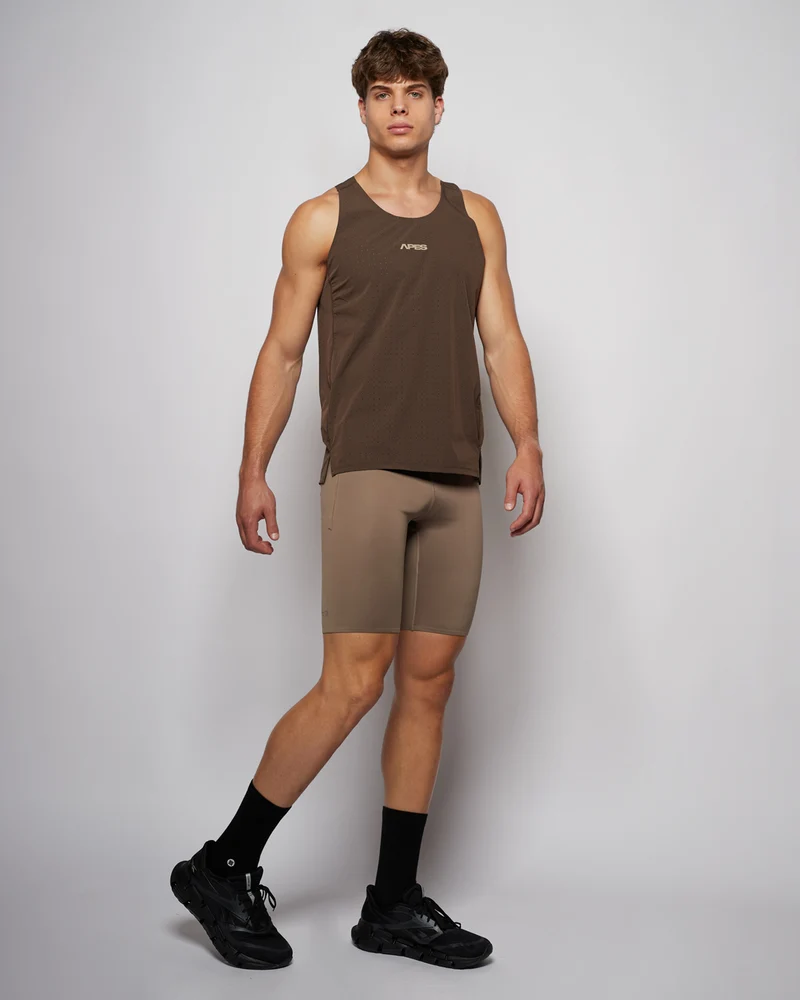 Z5 Running Tank - Chocolate Brown
