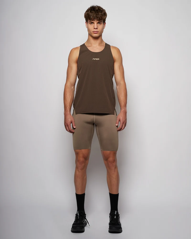 Z5 Running Tank - Chocolate Brown