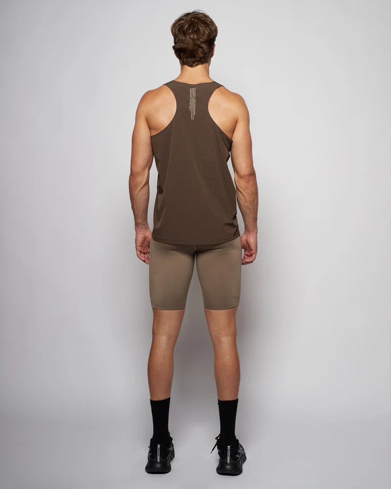 Z5 Running Tank - Chocolate Brown