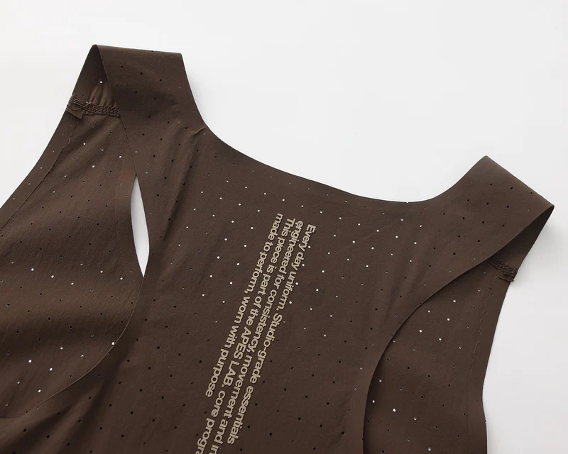 Z5 Running Tank - Chocolate Brown
