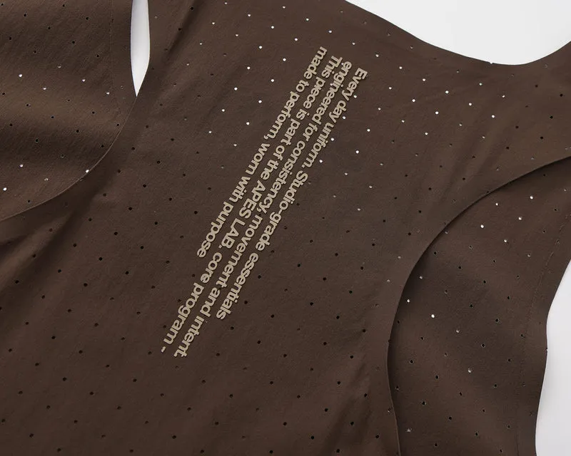 Z5 Running Tank - Chocolate Brown
