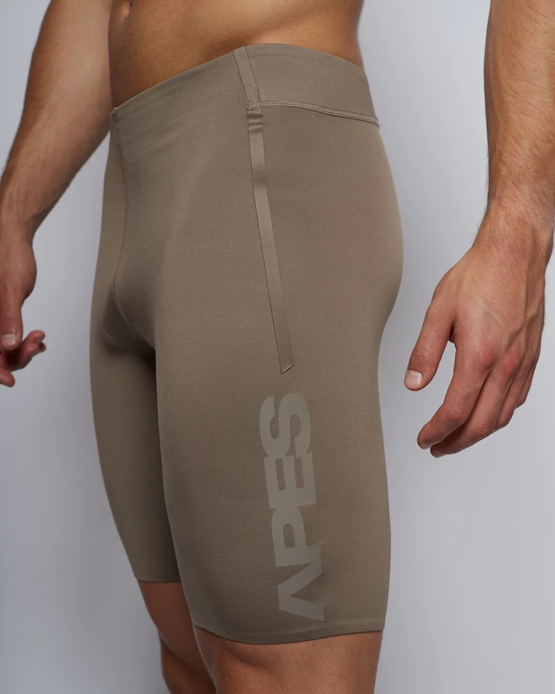 Hybrid Tights 8" - Taupe