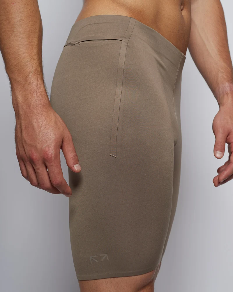 Hybrid Tights 8" - Taupe