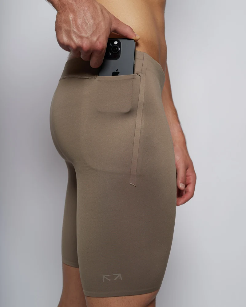 Hybrid Tights 8" - Taupe