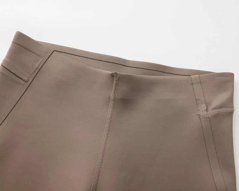 Hybrid Tights 8" - Taupe