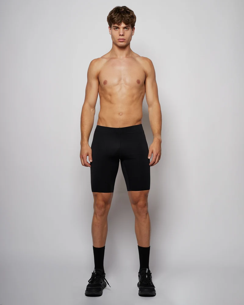 Hybrid Tights 8" - Black