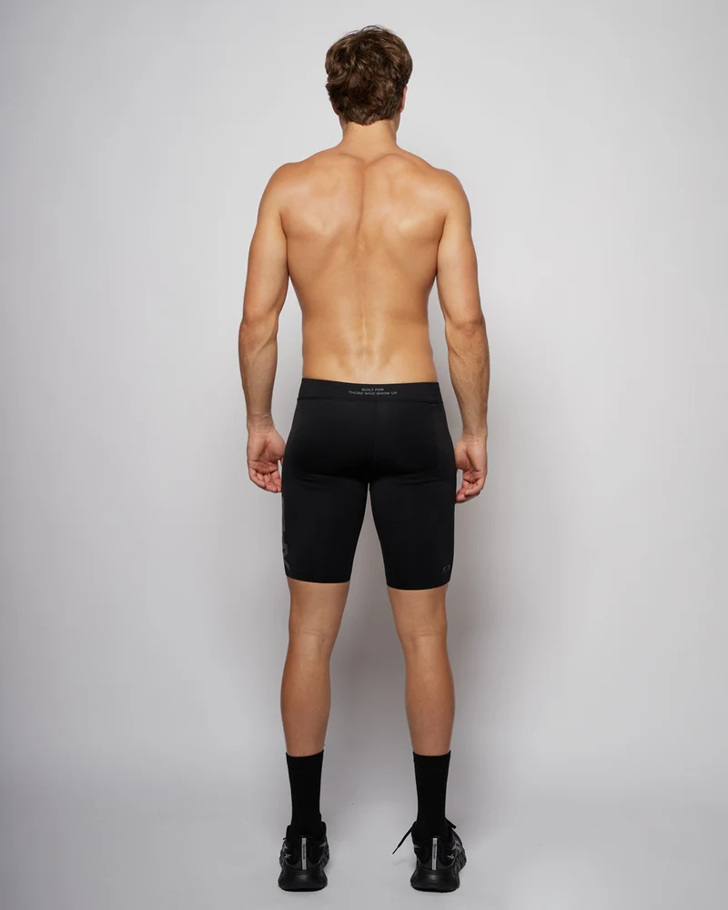Hybrid Tights 8" - Black