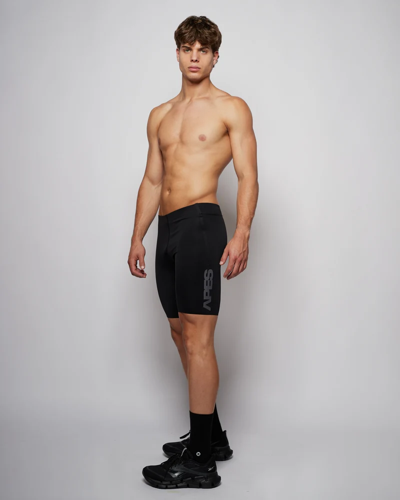Hybrid Tights 8" - Black
