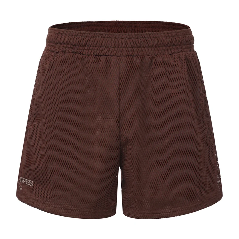Mesh Shorts 5" - Chocolate Brown