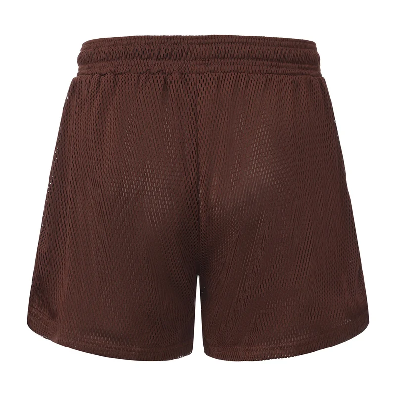 Mesh Shorts 5" - Chocolate Brown