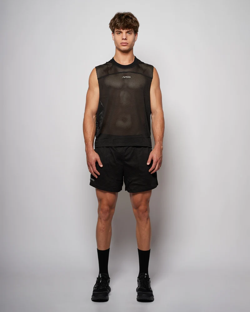 Mesh Shorts 5" - Black