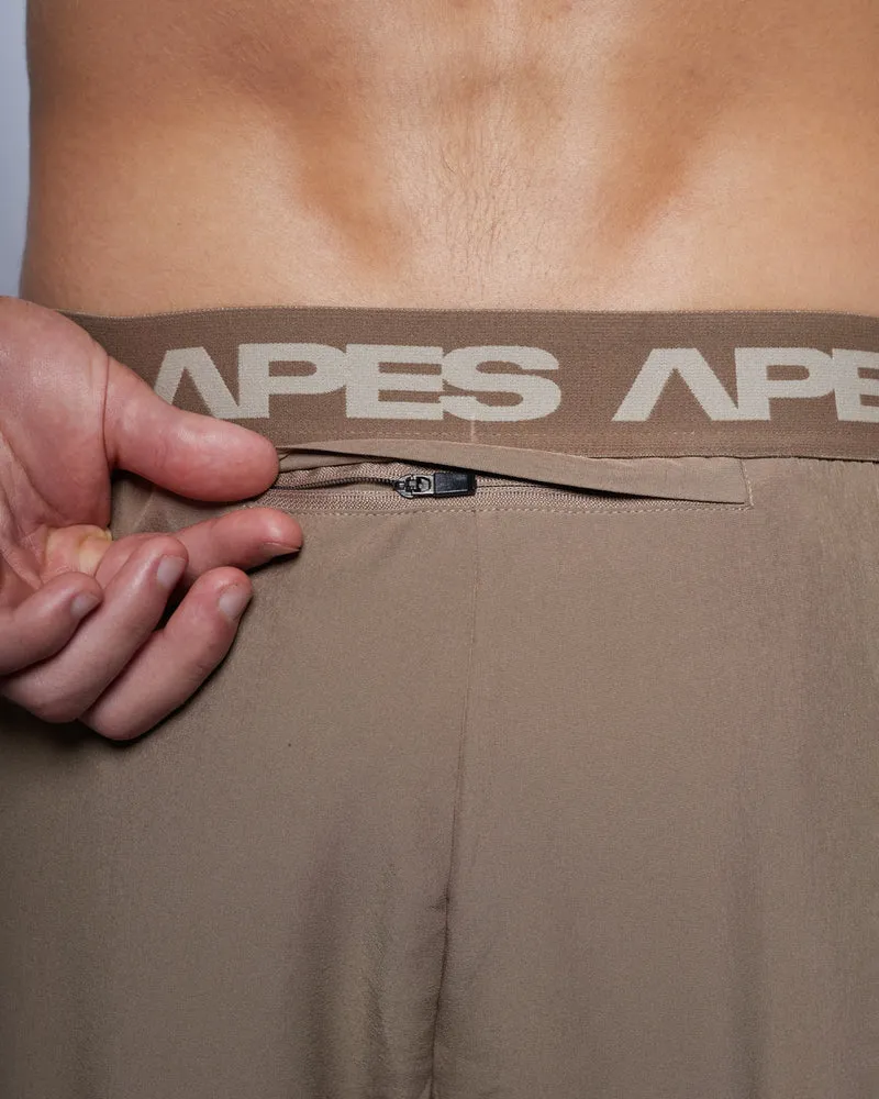 Hybrid Shorts 5'' 2in1 - Taupe