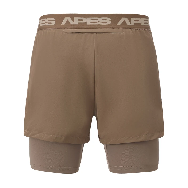 Hybrid Shorts 5'' 2in1 - Taupe