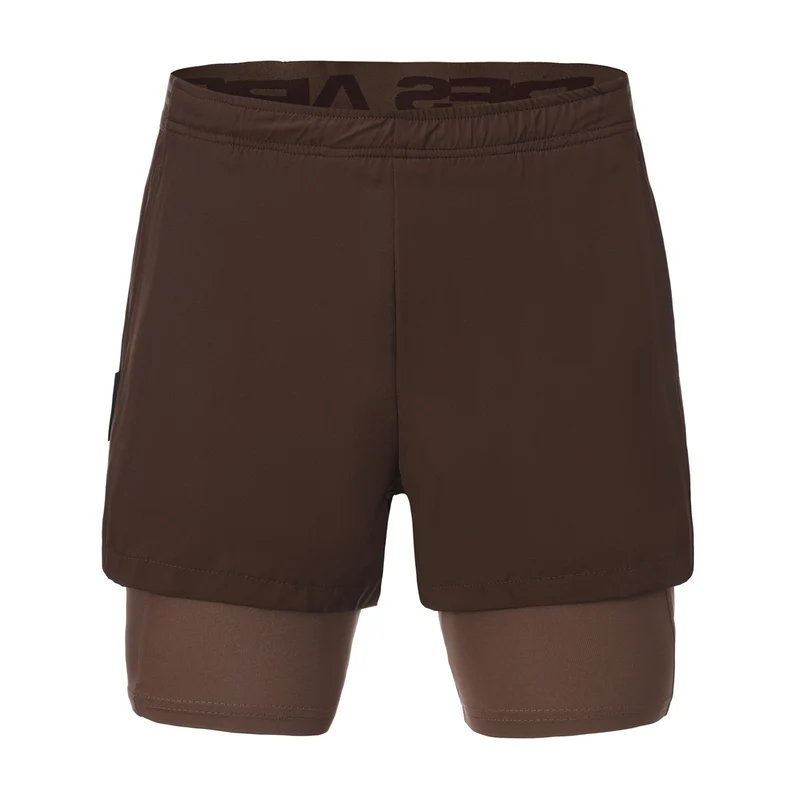 Hybrid Shorts 5" 2in1 - Chocolate Brown