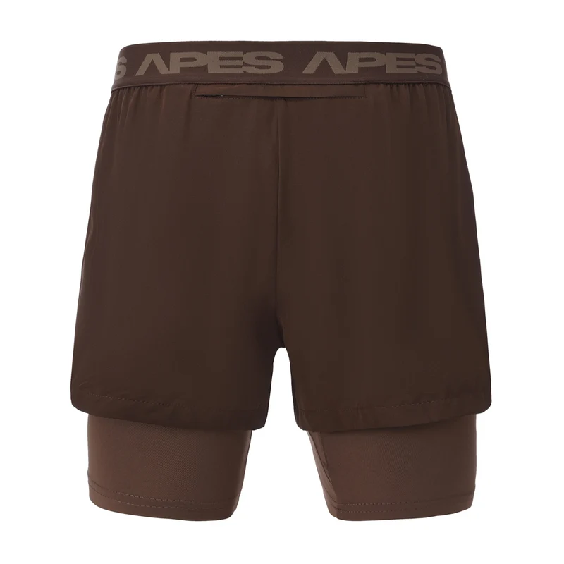 Hybrid Shorts 5" 2in1 - Chocolate Brown