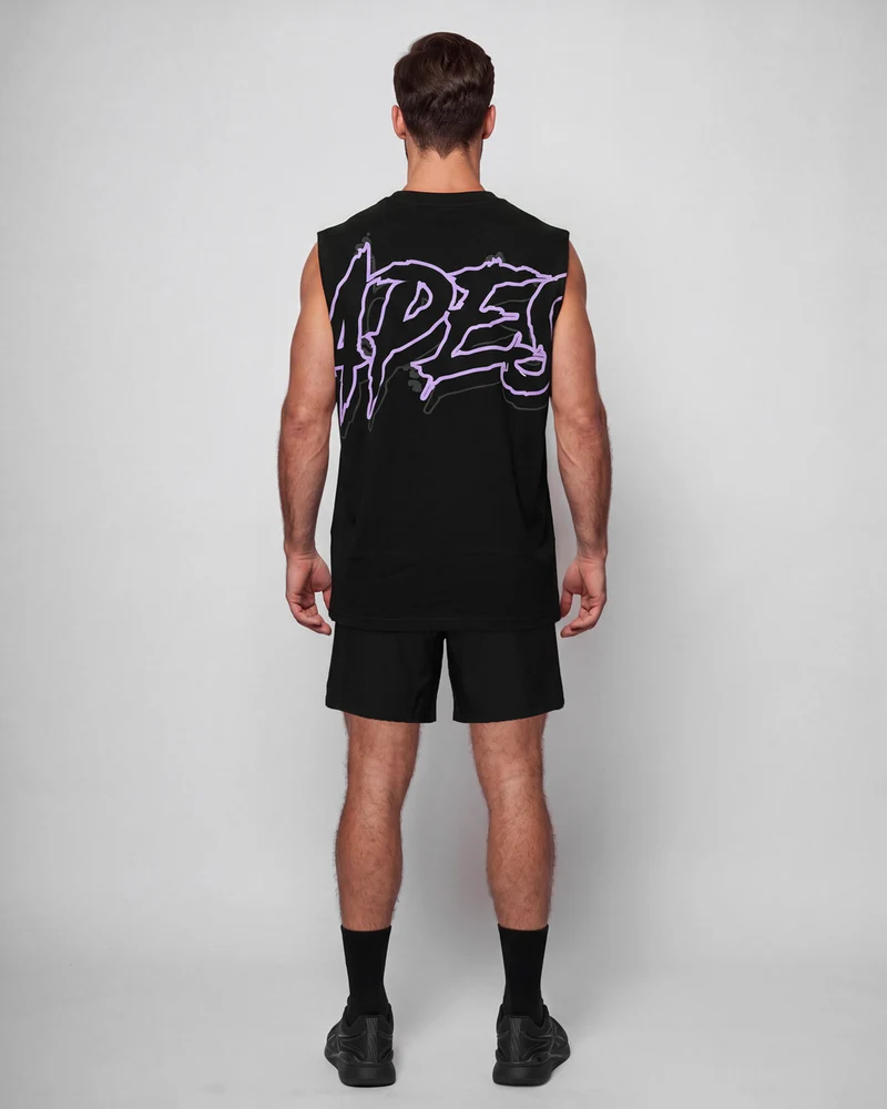 Big Logo Oversize Tank - Black