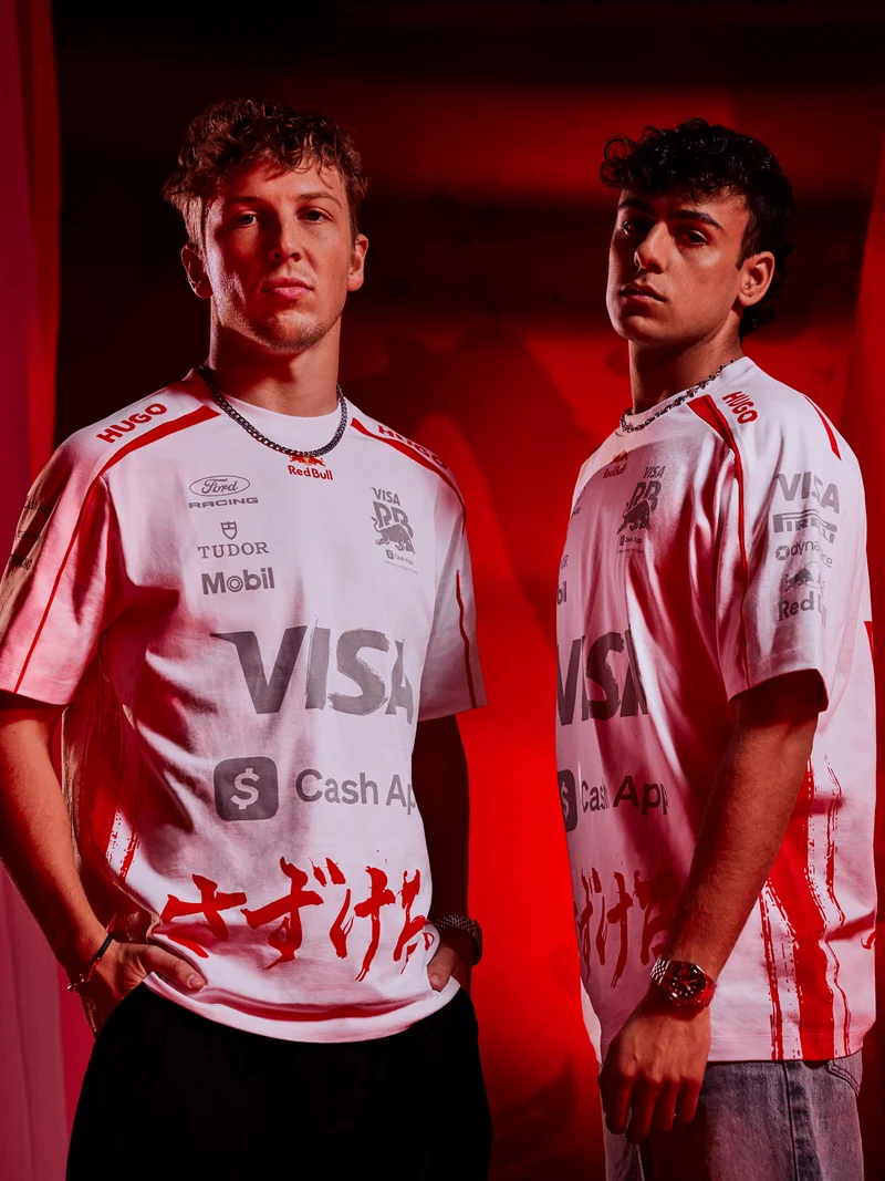 Visa Cash App Racing Bulls Japan Red Bull Spring Edition Replica T-Shirt