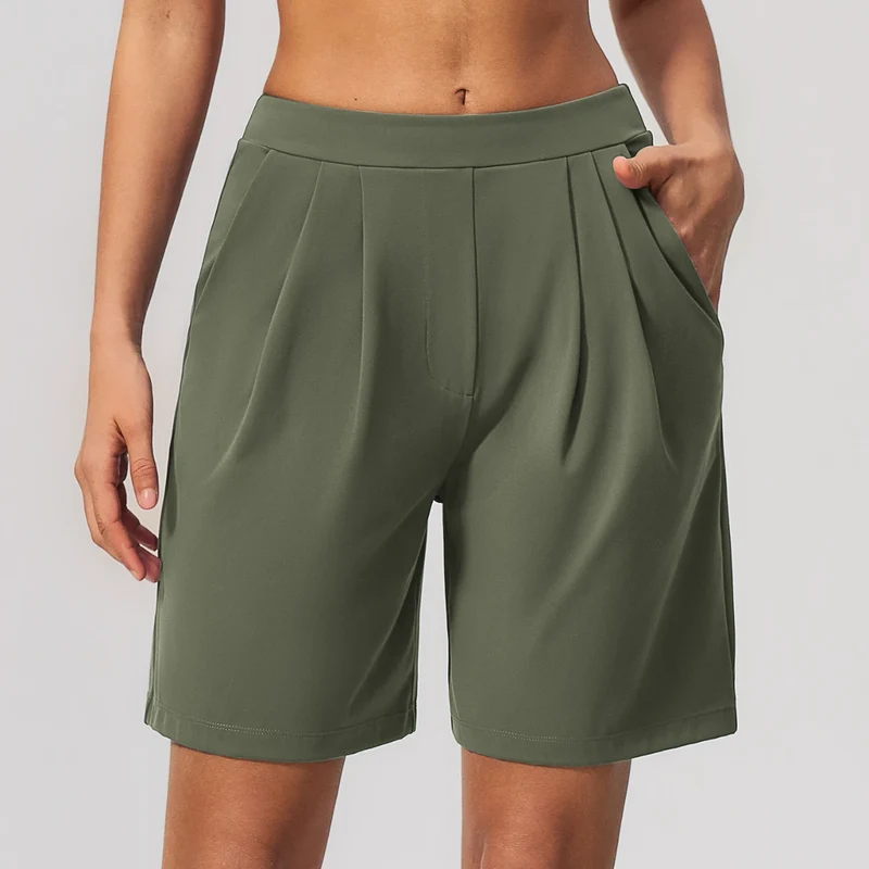 SPARK Fashion Women's Loose-fitting Quick-dry Yoga Shorts ZC8793