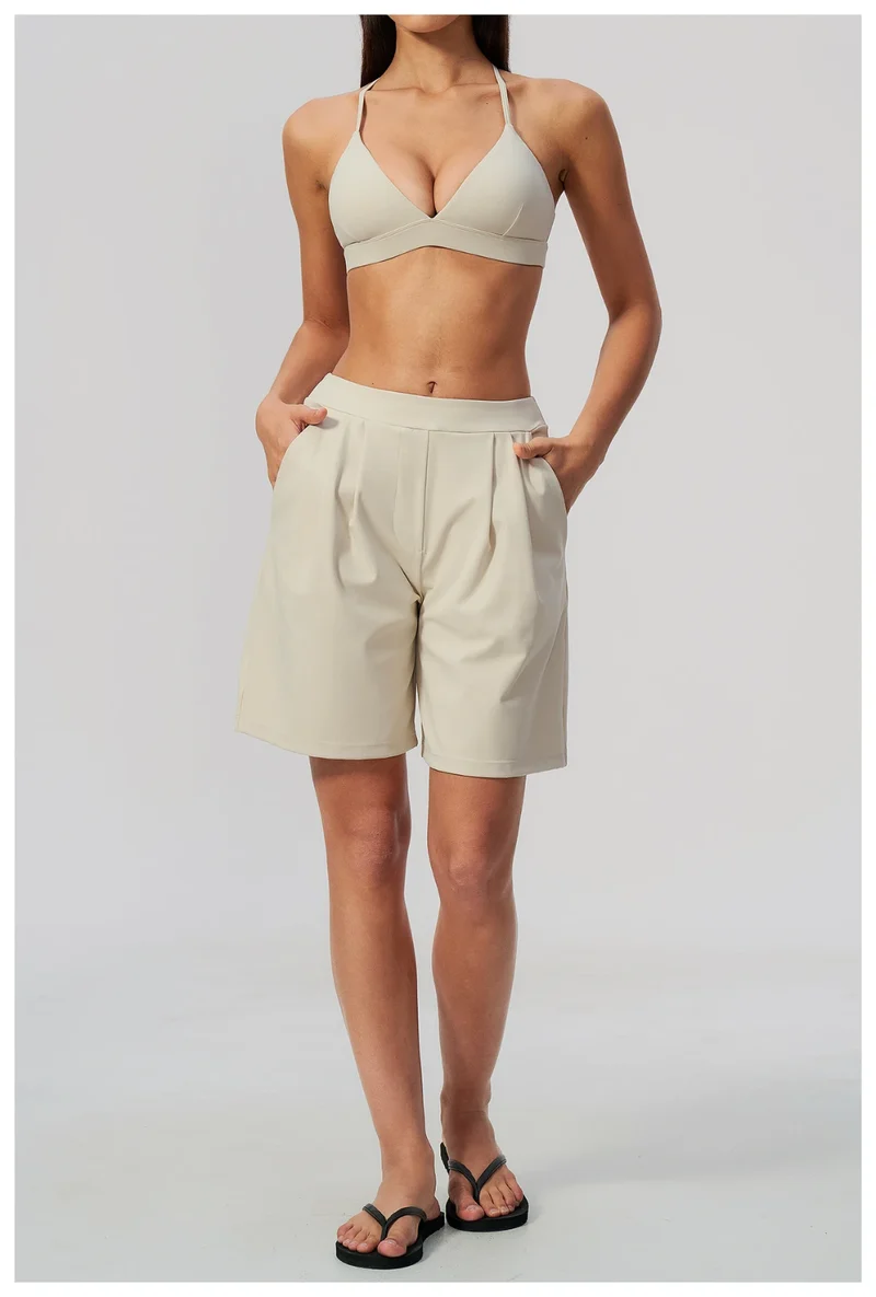 SPARK Fashion Women's Loose-fitting Quick-dry Yoga Shorts ZC8793