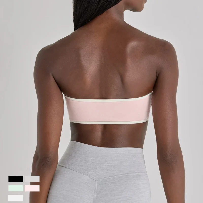 SPARK Women's Color-block Yoga Tube Top FNK26034