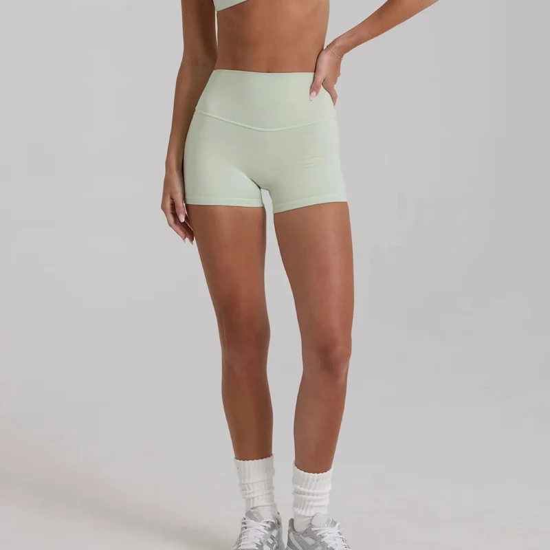 SPARK High-Waisted Tummy Control Yoga Shorts FNK26034