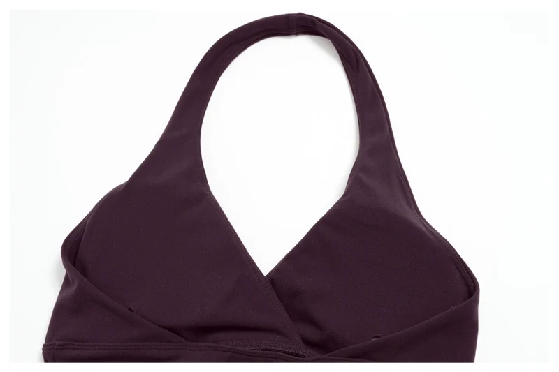 SPARK Women's Halter Deep V-neck Yoga Tank Top ZC4208
