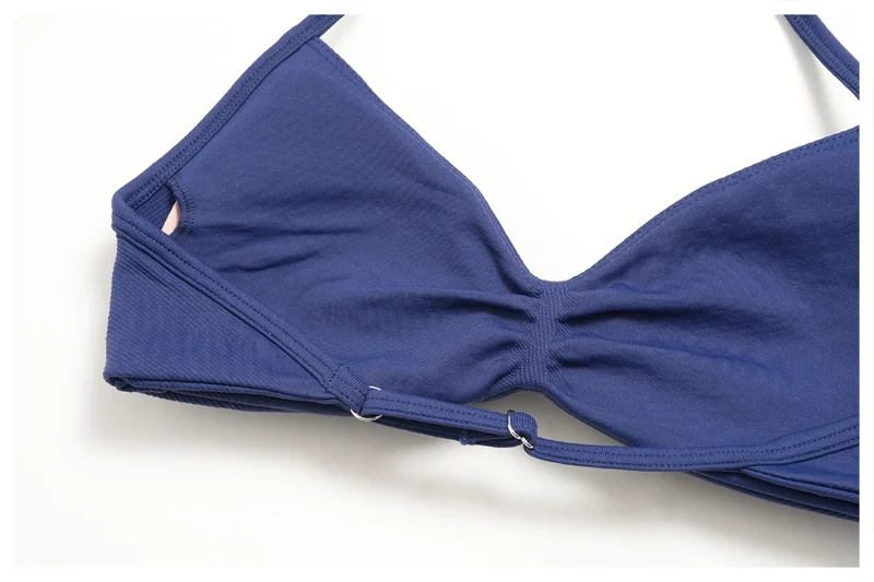 SPARK Women's Seamless Halter Push-up Yoga Sports Bra ZC4535