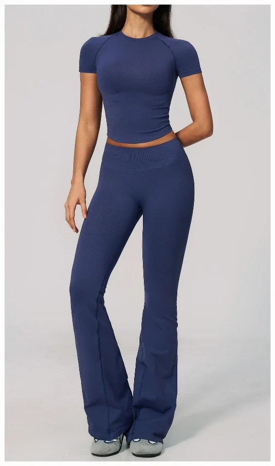 SPARK Seamless Short Sleeve Yoga Athletic Top ZC4535