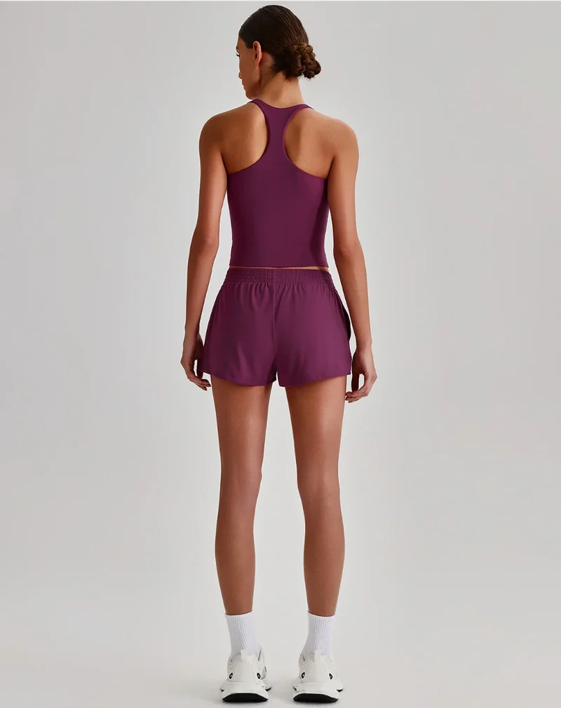 SPARK Women's Racerback Tank Top&Quick Dry Shorts 2 Piece Yoga Set LQ4123