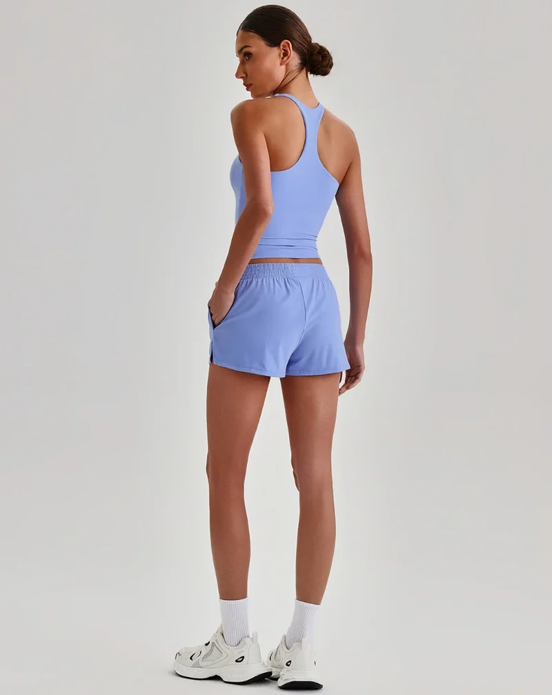 SPARK Women's Racerback Tank Top&Quick Dry Shorts 2 Piece Yoga Set LQ4123