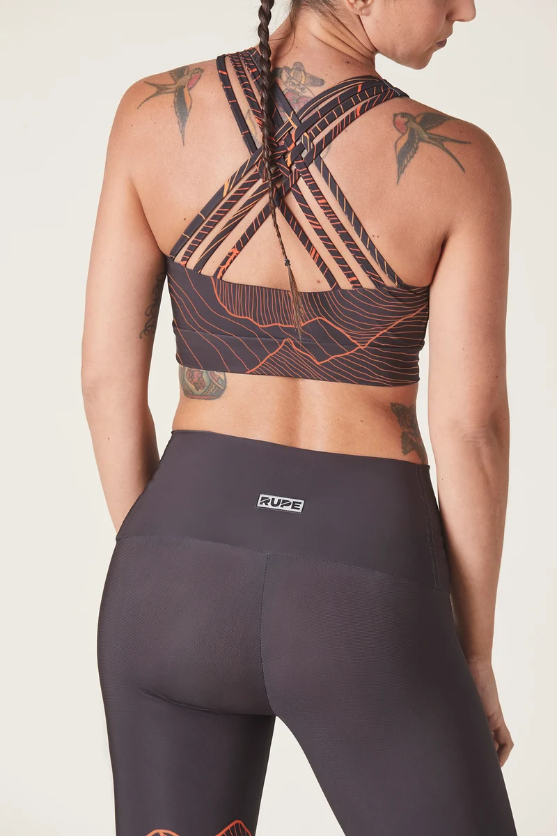 Haut de sport femme Isoipse Montagne - Sarcelle
