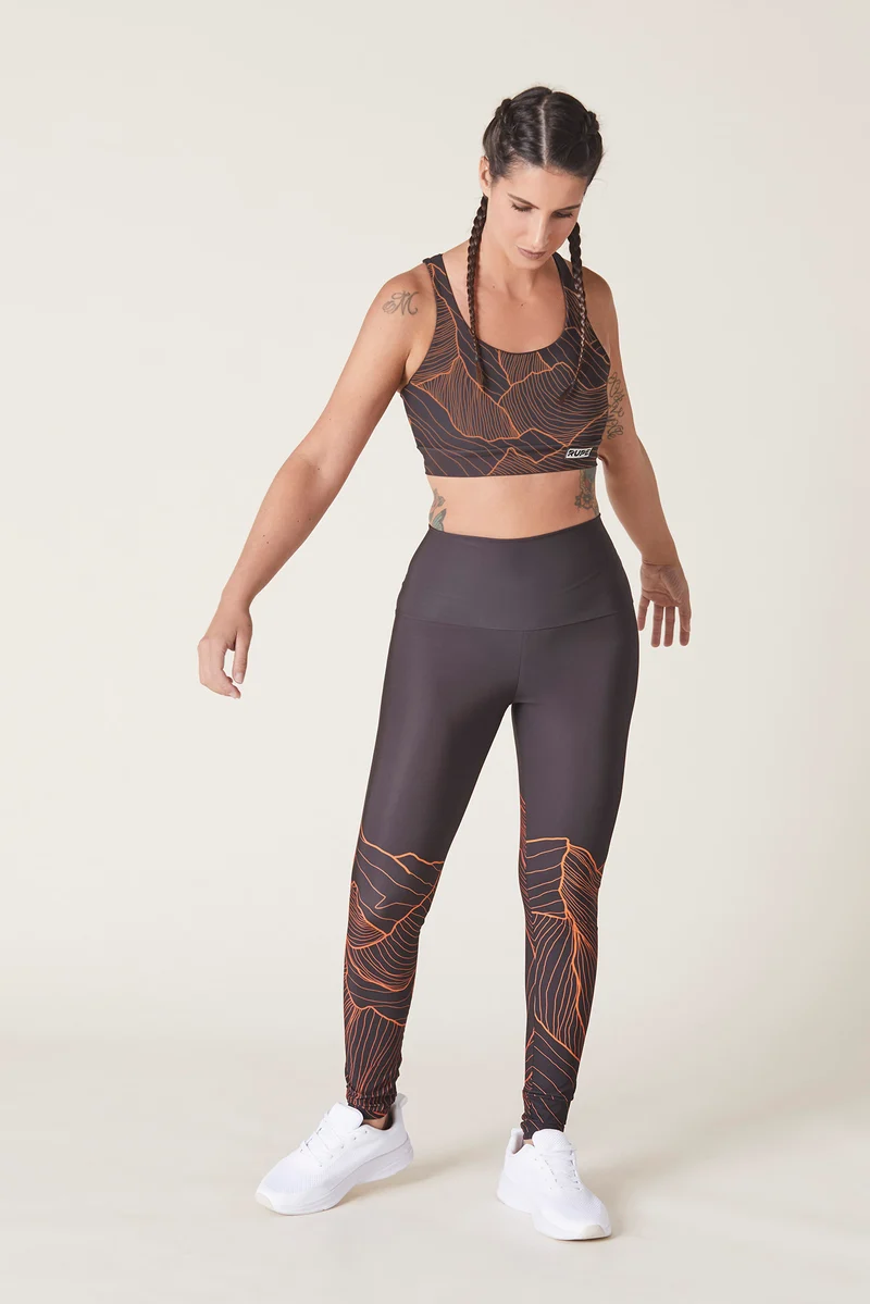 Haut de sport femme Isoipse Montagne - Sarcelle