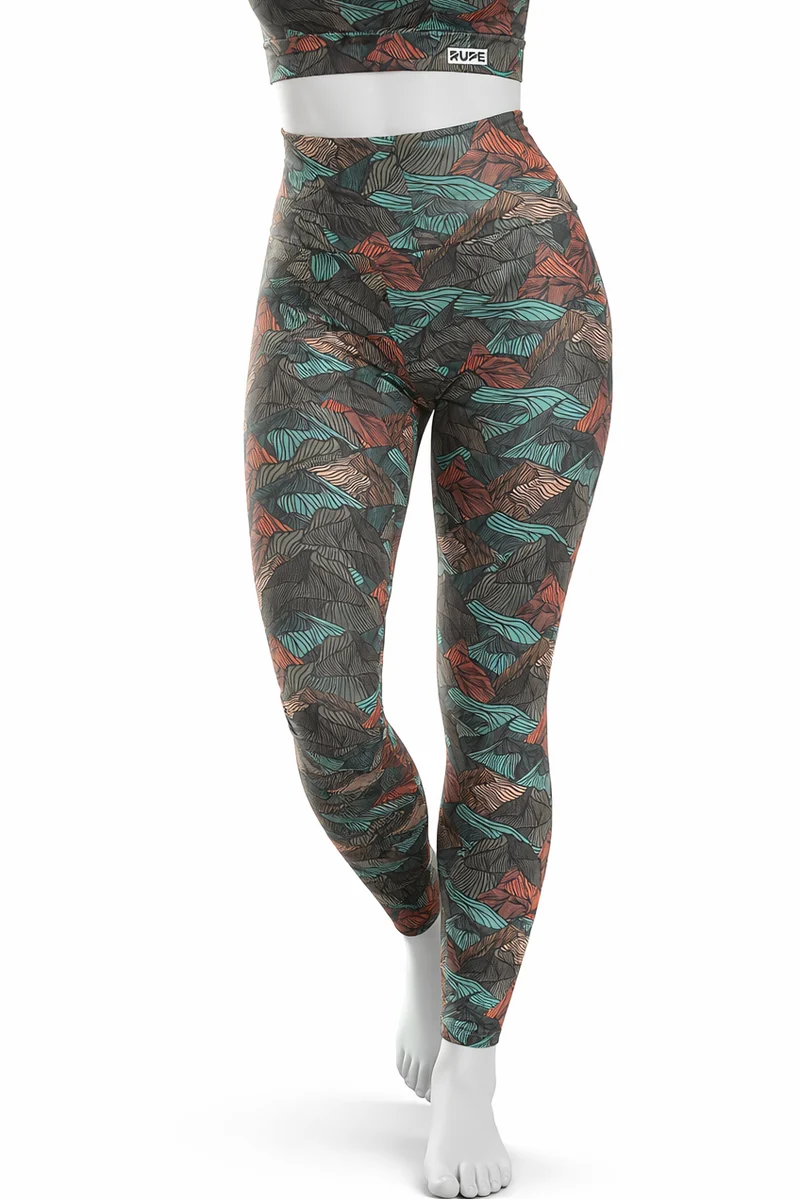 Leggings techniques pour femmes – Motif PeakWave