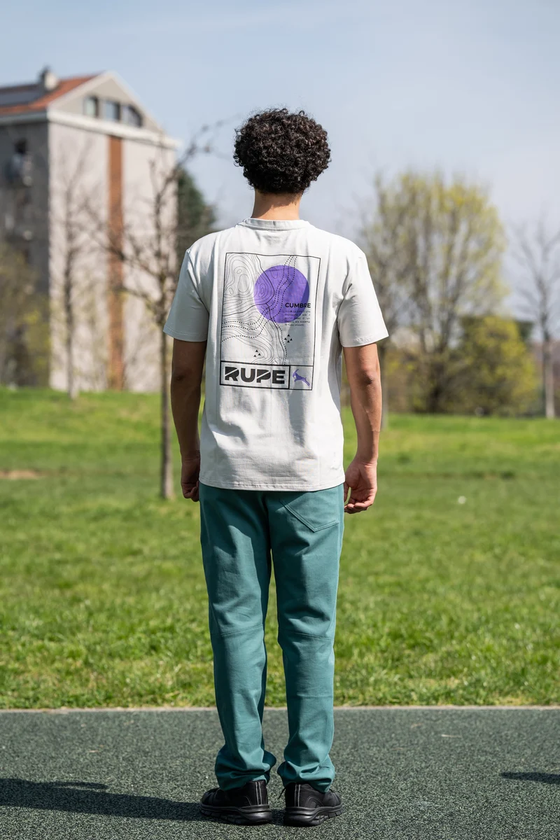 Pantalon d'escalade en coton des Pyrénées pour la forêt