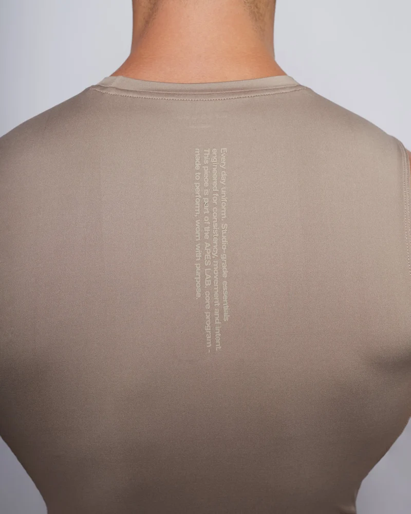 Skin Compression TANK - Taupe