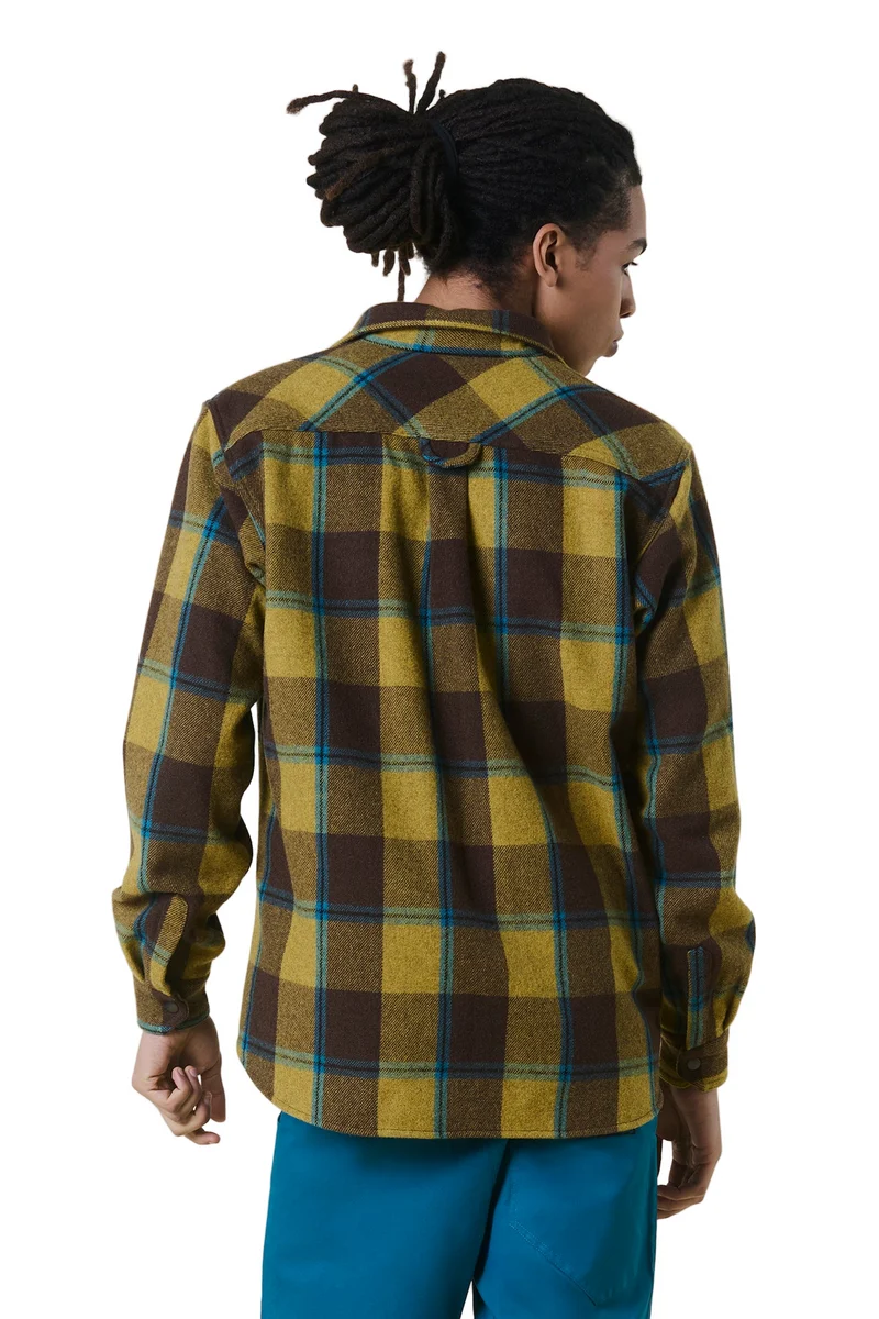 Chemise en flanelle de laine à carreaux