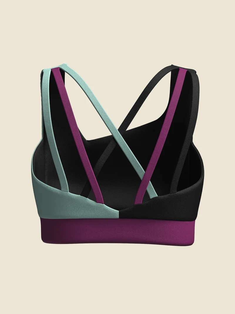 Haut de sport tressé - Kaleido Ember