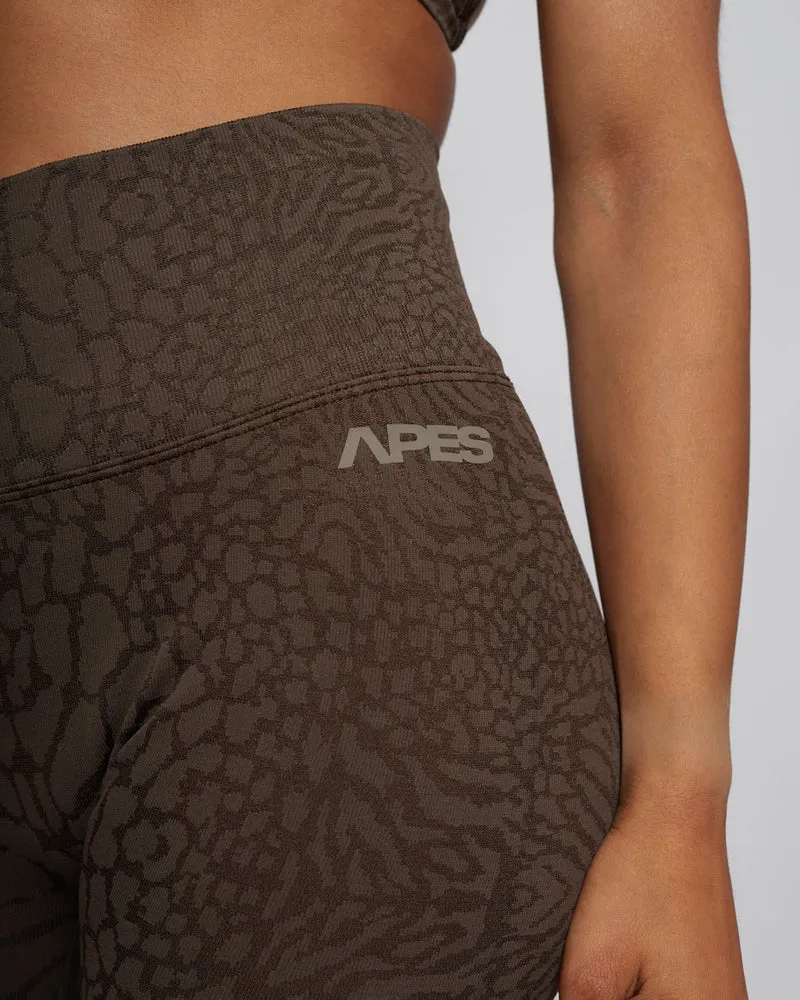 Wild Seamless Leggings - Coffee Bean