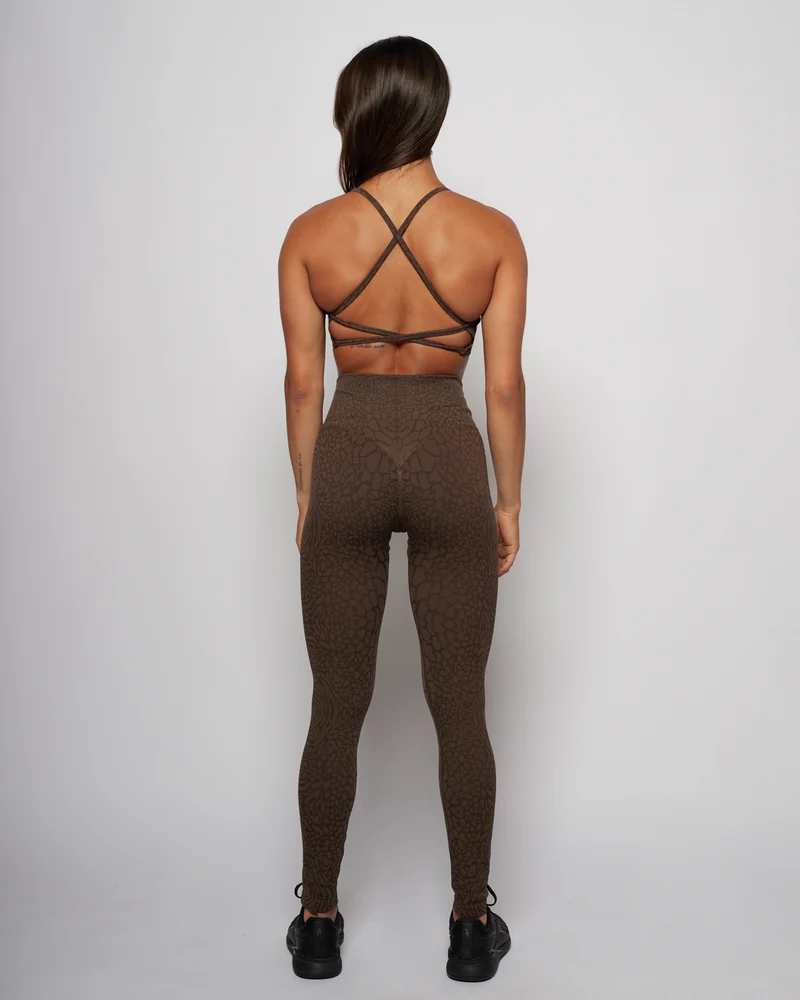 Wild Seamless Leggings - Coffee Bean