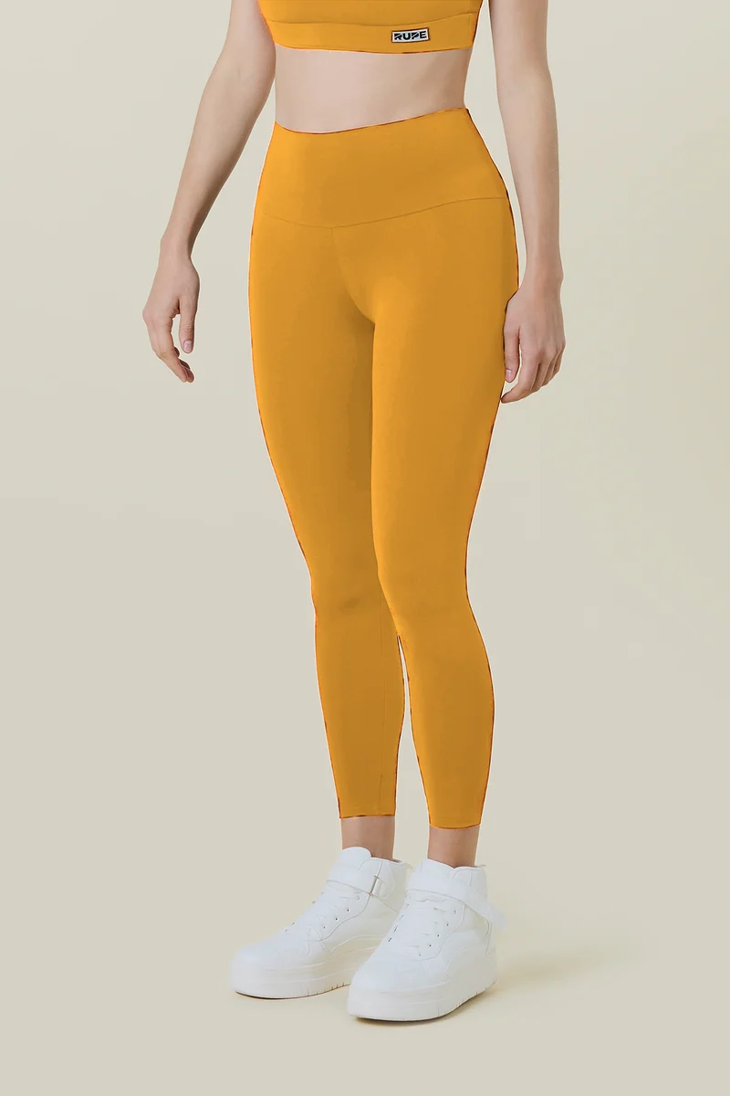 Legging technique monochrome fait main en tissu Indémaillable