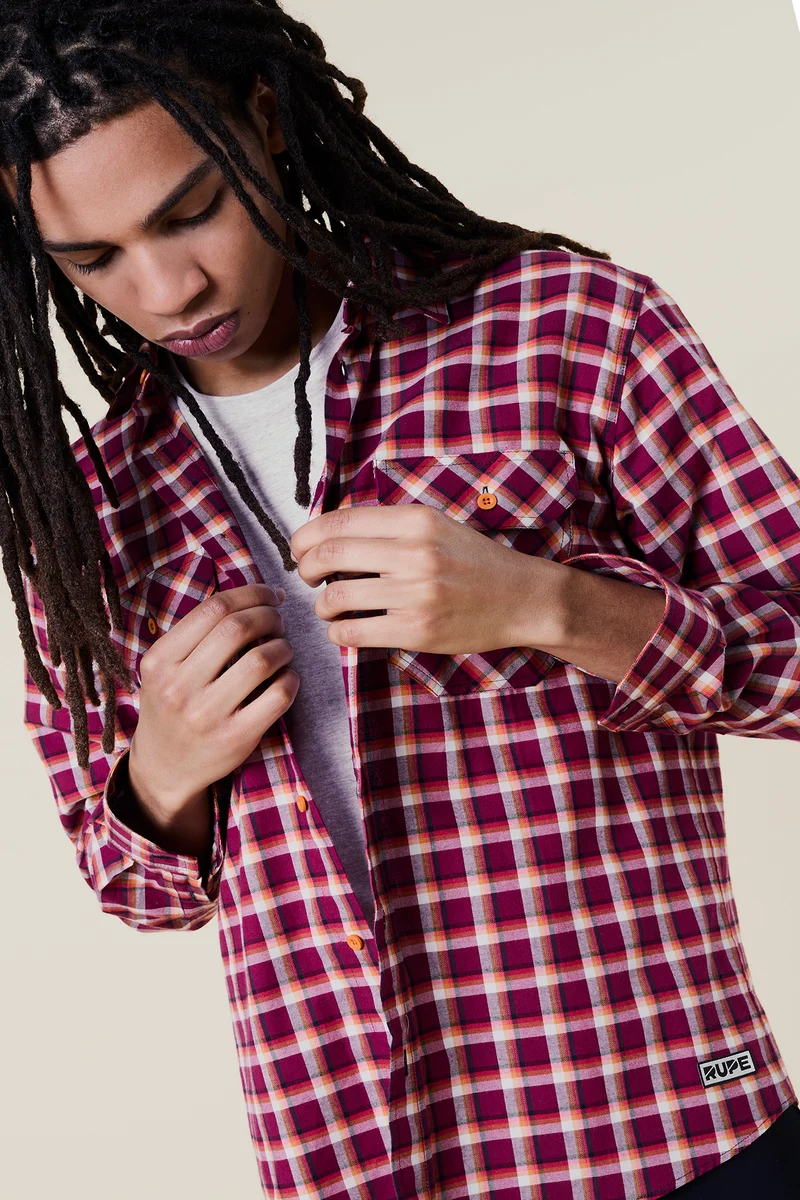 Chemise unisexe en coton fait main Rubik