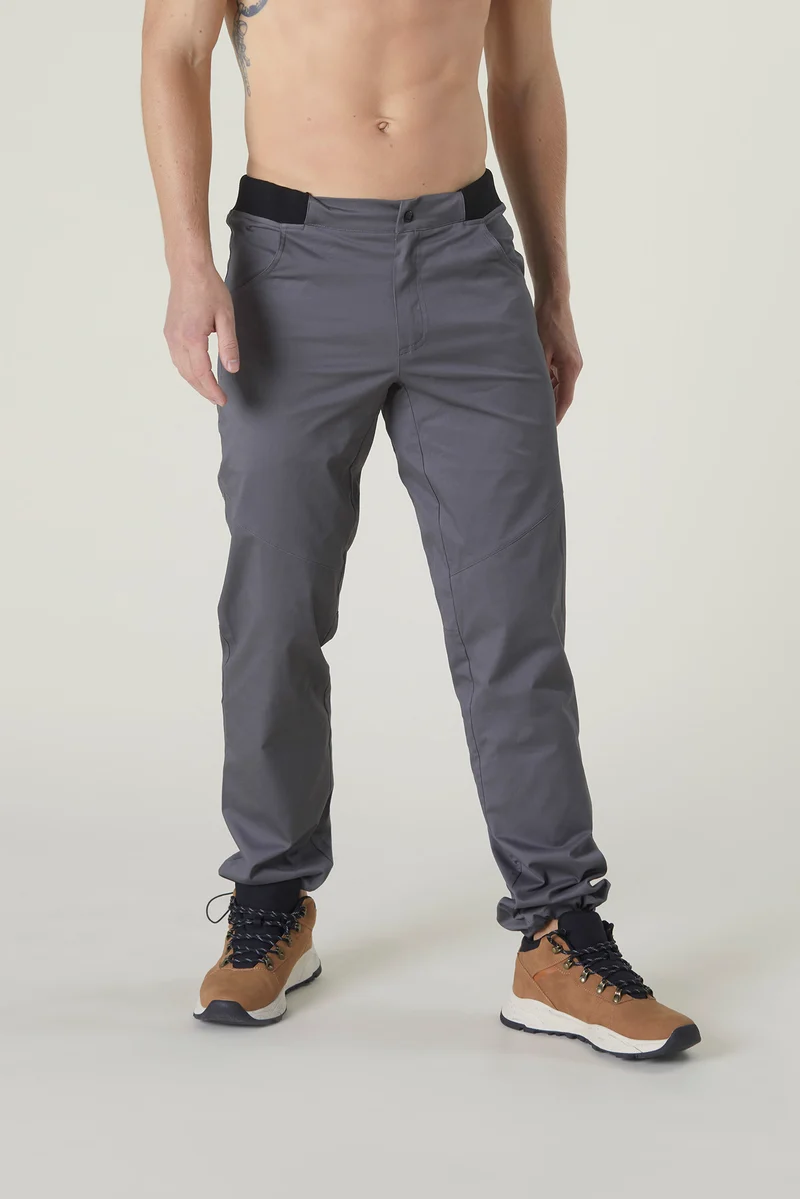 Pantalon d'escalade PYRENEES gris fait main pour homme