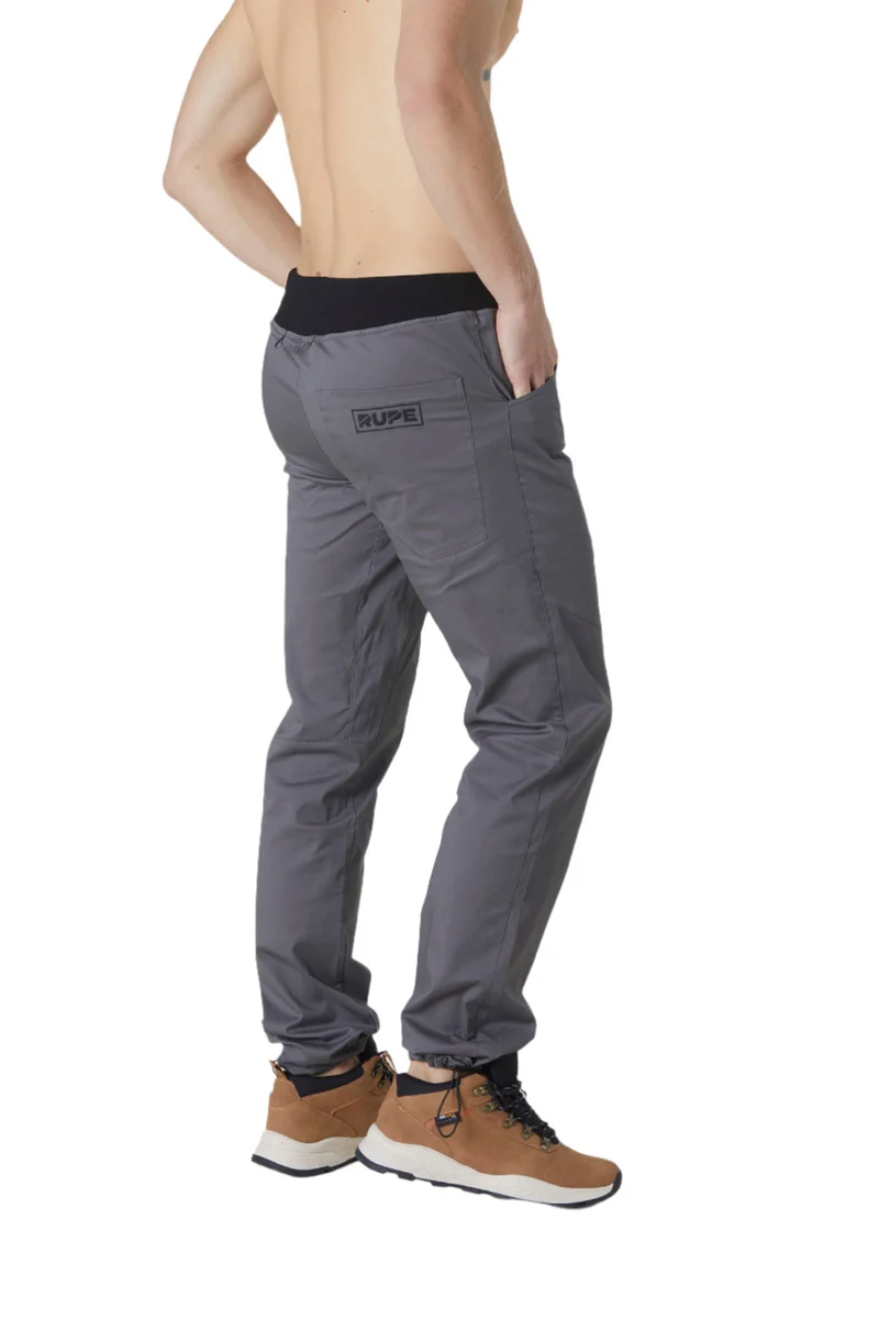 Pantalon d'escalade PYRENEES gris fait main pour homme