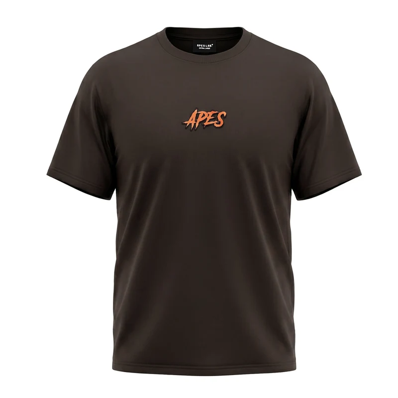 Tiger Core Edit Oversize T-shirt - Dark Brown