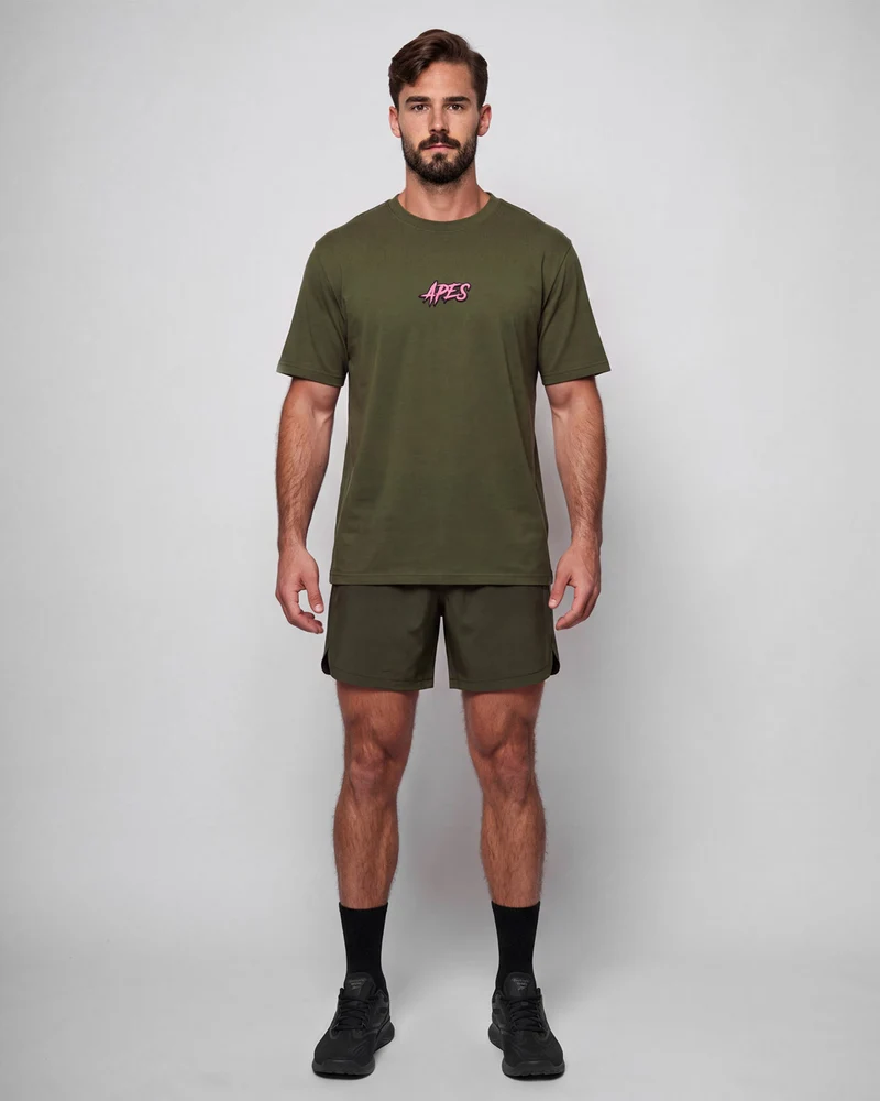 Snake Core Edit Oversize T-shirt - Mud