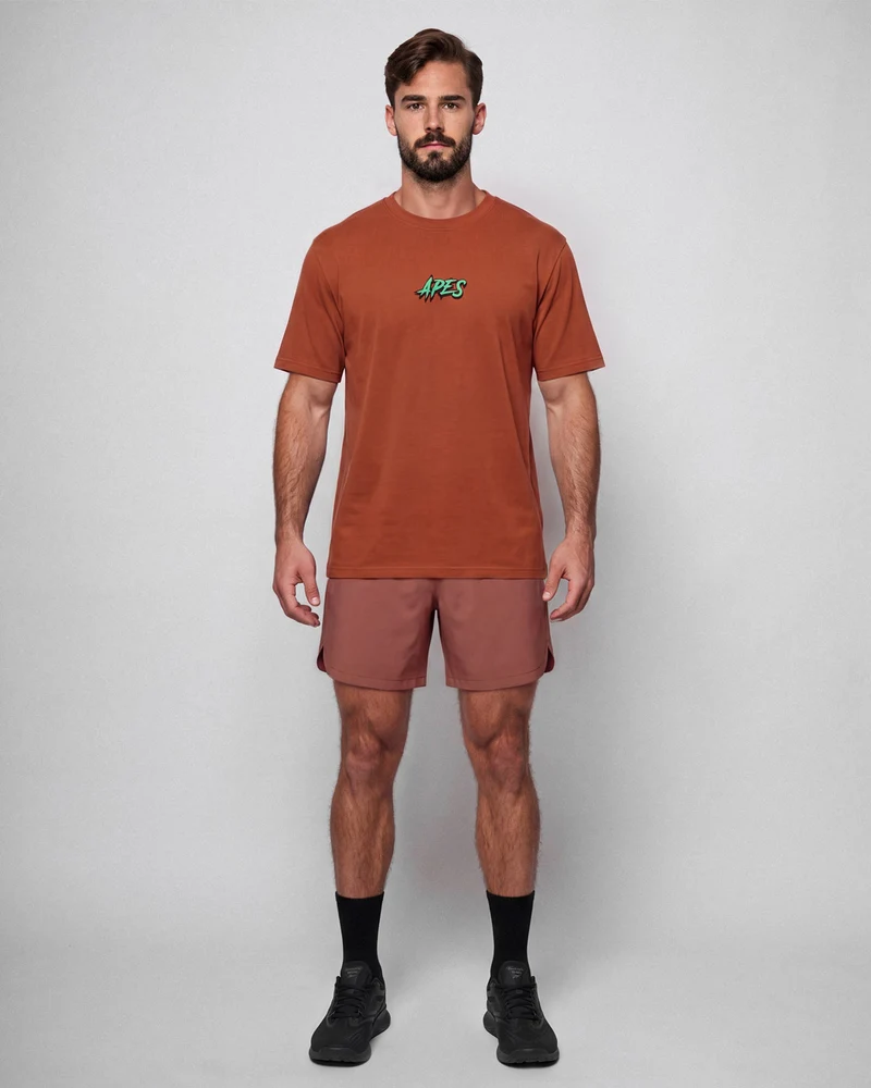 Phoenix Core Edit Oversize T-shirt - Rust