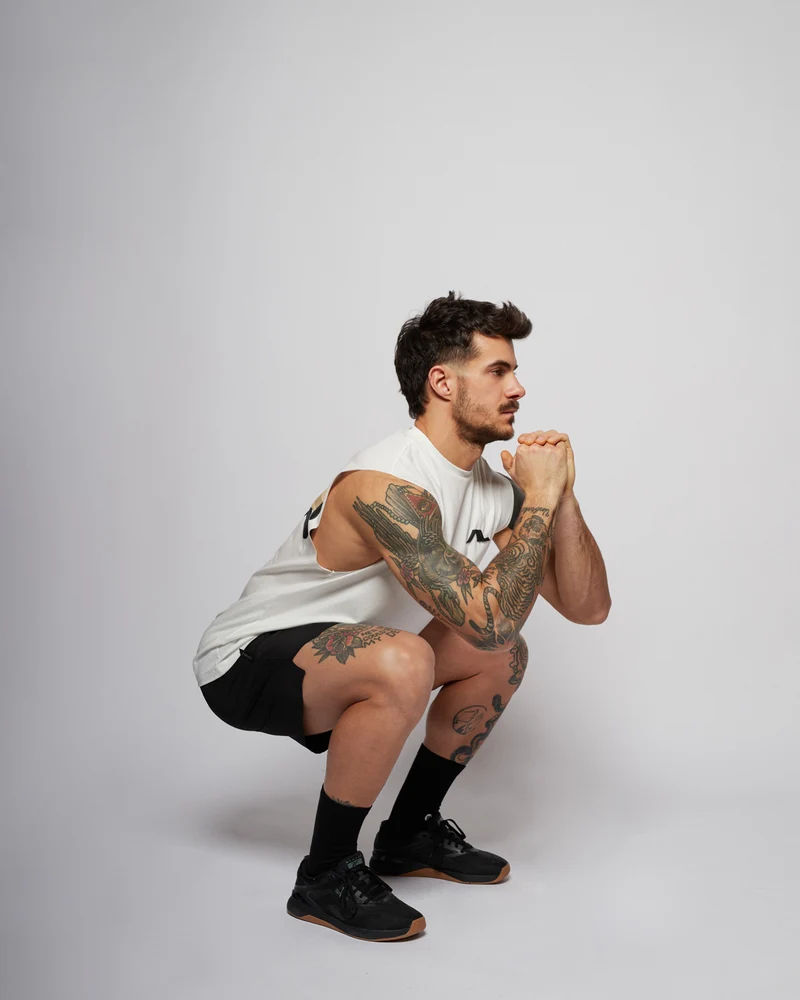 Apes Essentials Bold Oversize Tank - White