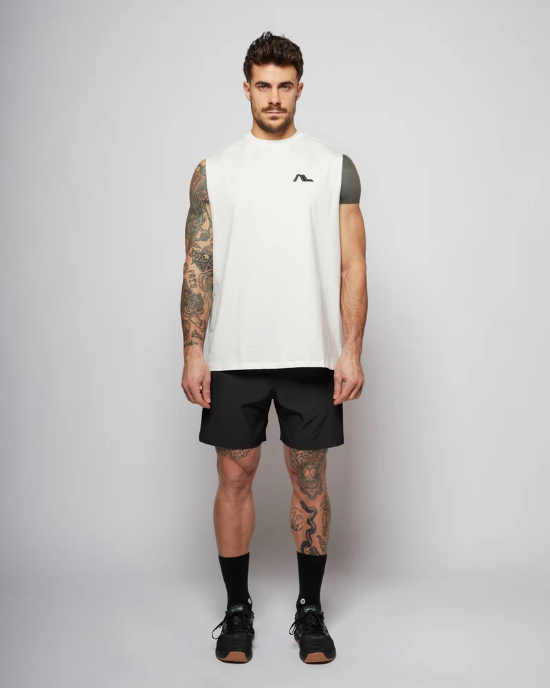 Apes Essentials Bold Oversize Tank - White