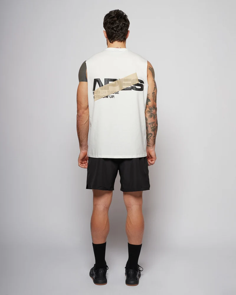 Apes Essentials Bold Oversize Tank - White